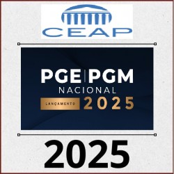 PGE/PGM NACIONAL 2025.1 CURSO CEAP 