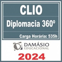 CLIO | Diplomacia 360º Damásio Pós Edital 2024 