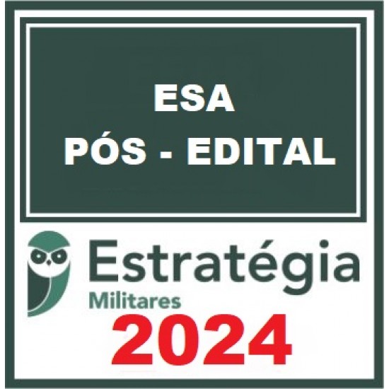 Pacote ESA - Área Saúde - Último Lote - Estratégia Concursos Pós Edital