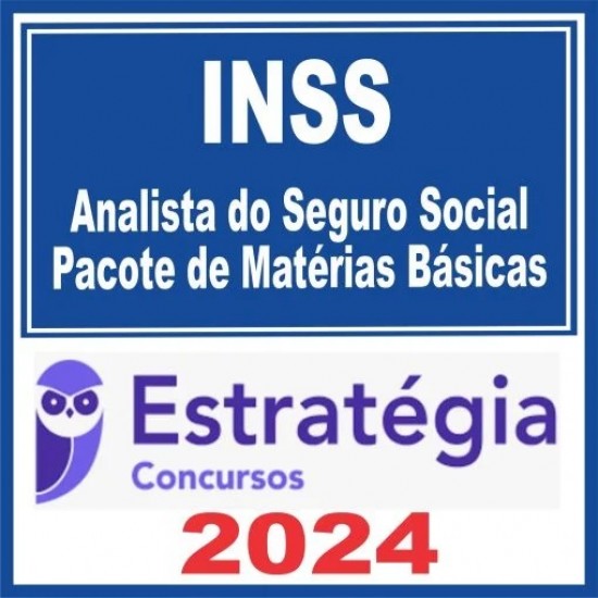 INSS (Analista do Seguro Social – Matérias Básicas) Estratégia 2024