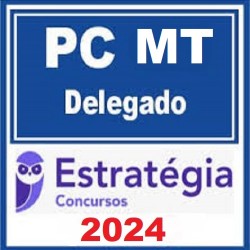 PC-MT (Delegado) Pacote Teórico - 2024 Estratégia Concursos