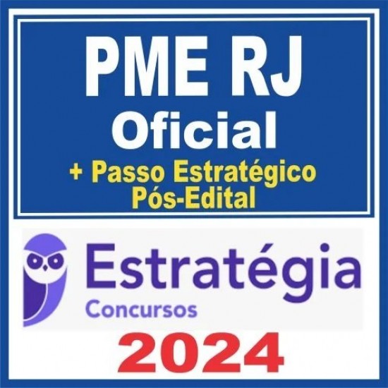 PMERJ (Oficial + Passo) Pós Edital – Estratégia 2024