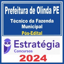 Prefeitura de Olinda PE (Técnico da Fazenda Municipal) Pós Edital – Estratégia 2024