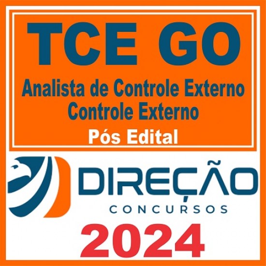 TCE GO (Controle Externo: Controle Externo) Pós Edital – Direção 2024