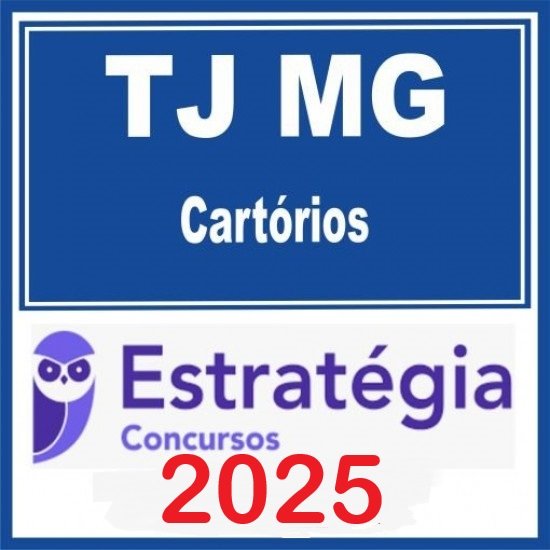 Cartório TJ-MG - Pacote Teórico - 2025 (Pós-Edital) Estratégia Concursos