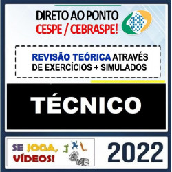 DIRETO AO PONTO NOVOS ALUNOS CEBRASPE - SE JOGA VIDEOS INSS TÉCNICO