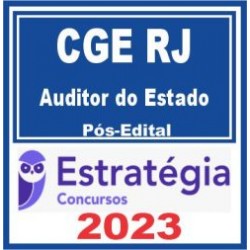 CGE RJ (Auditor do Estado) Pós Edital – Estratégia 2023