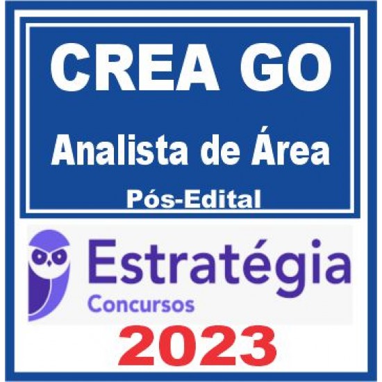 CREA GO (Analista de Área) Pós Edital – Estratégia 2023