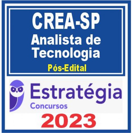 CREA SP (Analista de Tecnologia) Pós Edital – Estratégia 2023