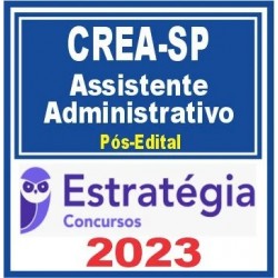 CREA SP (Assistente Administrativo) Pós Edital – Estratégia 2023