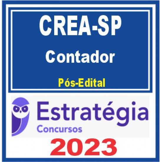 CREA SP (Contador) Pós Edital – Estratégia 2023