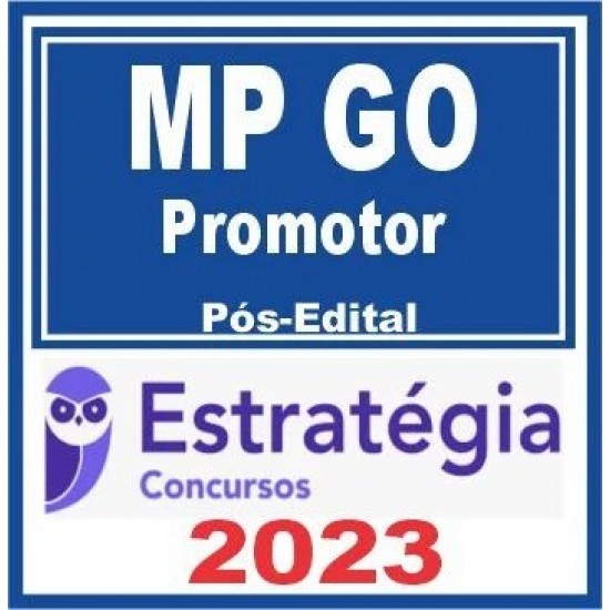 MP GO (Promotor de Justiça) Pós Edital – Estratégia 2023