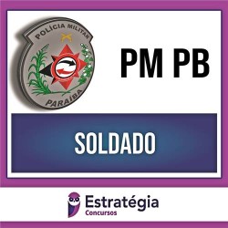 PM PB PÓS EDITAL – Soldado – Pacote Completo – 2023 – ESTRATÉGIA