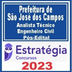 Prefeitura de São José dos Campos-SP (Analista Técnico – Engenheiro Civil) Pós Edital