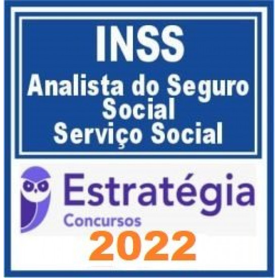 INSS (Analista Matérias Básicas) Pacotaço-Pacote Teórico+Passo Estratégico - 2022 (Pré-Edital) Estratégia