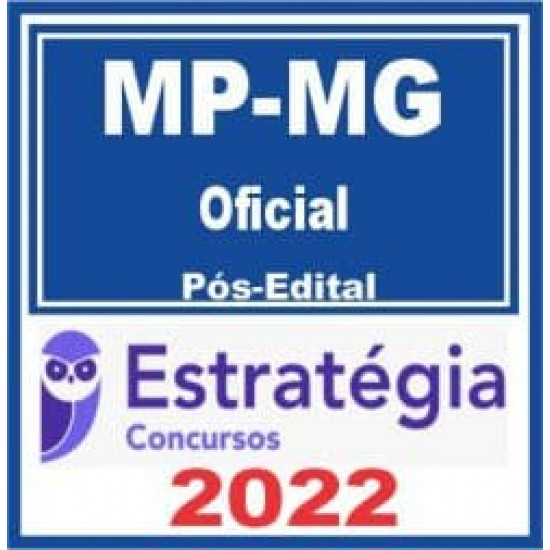 MP MG (Oficial do Ministério Público) Pós Edital – Estratégia 2022