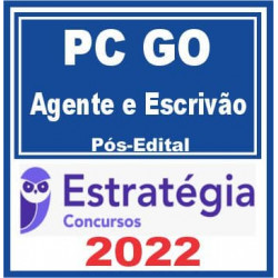 PC-GO (Agente e Escrivão) Pacote - 2022 (Pós-Edital) - Estratégia Concursos