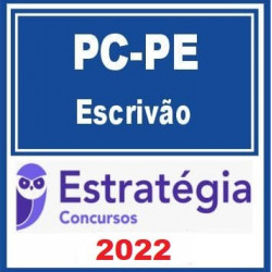 PC-PE (Escrivão) Pacote - 2022 (Pré-Edital) - Estratégia Concursos