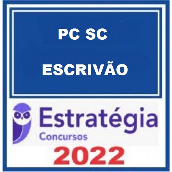 PC-SC (Escrivão) Pacote Completo - 2022 (Pré-Edital) - Estratégia Concursos