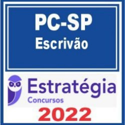 PC SP (Escrivão) Estratégia 2022