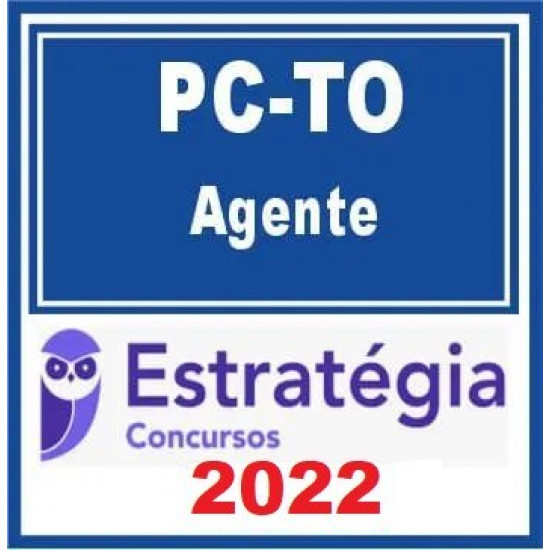 PC-TO (Agente) Pacote Completo - 2022 (Pré-Edital) - Estratégia Concursos