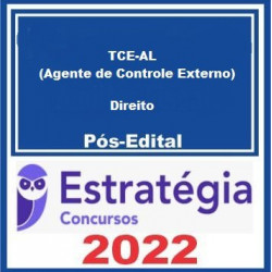 TCE-AL (Agente de Controle Externo - Direito) Pacote - 2022 (Pós-Edital) - Estratégia Concursos