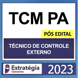 TCM-PA (Técnico de Controle Externo) Pacote - 2022 (Pós-Edital) - Estratégia Concursos