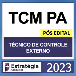 TCM-PA (Técnico de Controle Externo) Pacote - 2022 (Pós-Edital) - Estratégia Concursos