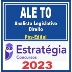 ALE TO (Analista Legislativo – Direito) Pós Edital – Estratégia 2023