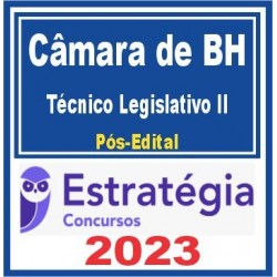 Câmara de Belo Horizonte (Técnico Legislativo II) Pós Edital – Estratégia 2023