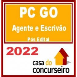 PC GO (AGENTE E ESCRIVÃO) PÓS EDITAL – CASA 2022