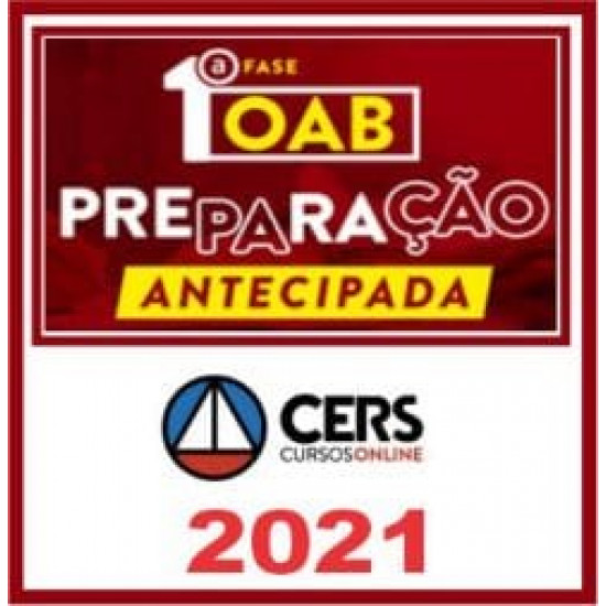 OAB 1ª FASE XXXIII (PREPARAÇÃO ANTECIPADA) CERS