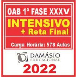 OAB 1ª Fase | Exame XXXV | Combo (Intensivo + Reta) - DAMÁSIO