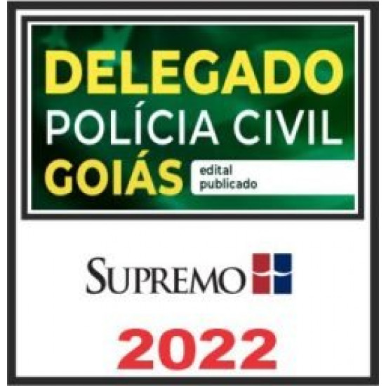 PC GO (Delegado) Pós Edital – Supremo 2022